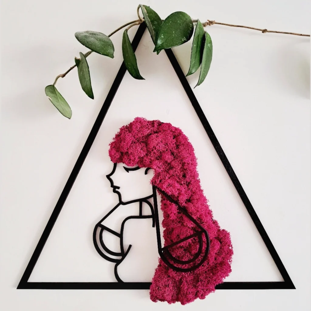 Znak zodiaku waga. Dekoracja na ścianę.